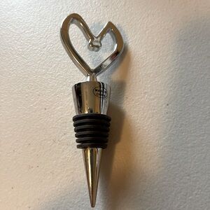 Wine Stopper - Silver Heart